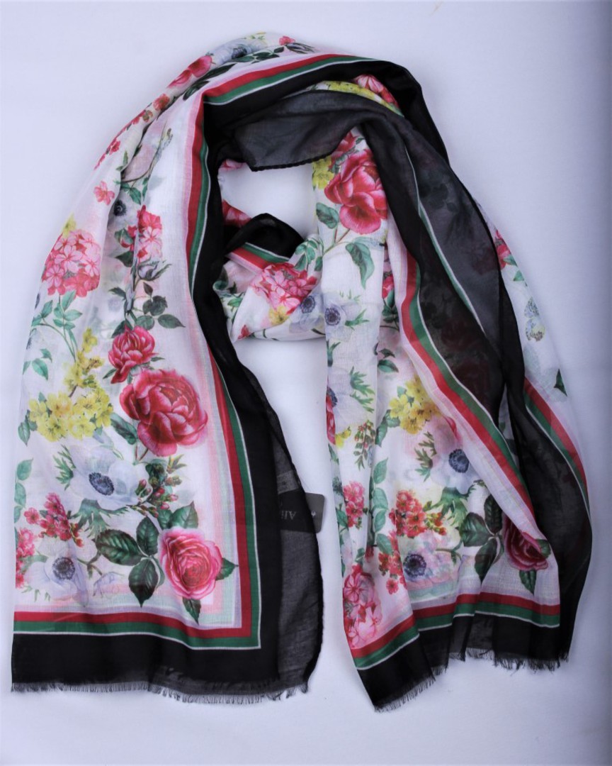 Alice & Lily printed scarf white Style : SC/4807WHT image 0